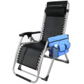 Durable 600D Oxford Beach Chair Armrest Bag Outdoor Chair Organizer Hanging Storage Bag Pouch Shoulder Side Bag